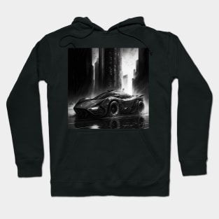 Life in Black and White Supercar Hoodie